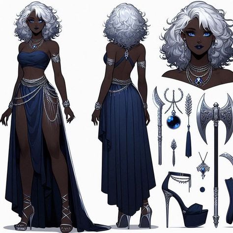 Dnd Character Outfits, Outfit Concept Art, Apple Pies, Clothing Design Sketches, Black Cartoon Characters, Fantasy Dresses, Dress Design Sketches, Black Characters, Dress Drawing