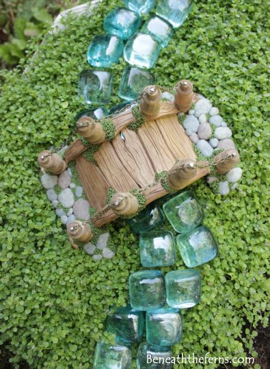 Miniature fairy garden bridge by beneath the ferns top view Clay Fairy Garden, Fairy Garden Bridge, Large Fairy Garden, Indoor Fairy Gardens, Teacup Gardens, Fairy Garden Kit, Clay Fairy, Secret Pal, Clay Fairy House