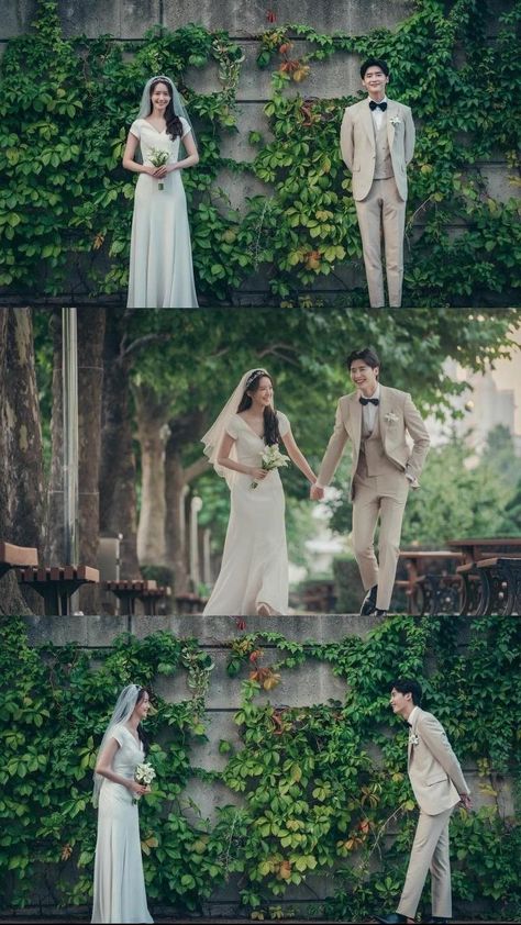 Prenup Poses Ideas Outdoor, Korean Prewedding Photography Outdoor, Prewedding Pose Ideas, Prewed Korean Style, Prawedding Konsep Outdoor, Prewedding Korean Style, Konsep Prewedding Outdoor, Pose Prewedding Outdoor, Prewed Korea