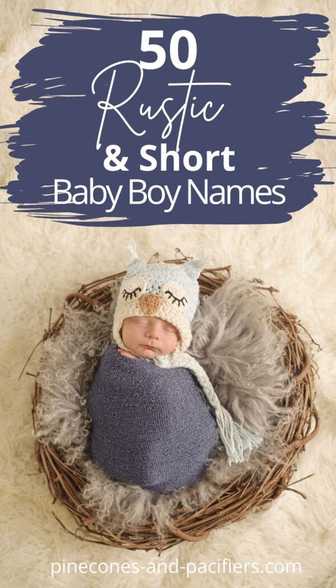 Boy Nursery Ideas Rustic, Rustic Nursery Ideas, Short Baby Boy Names, Baby Boy Middle Names, Short Boy Names, Rustic Boy Names, Rustic Boy Nursery, Top Baby Boy Names, Pregnant Life