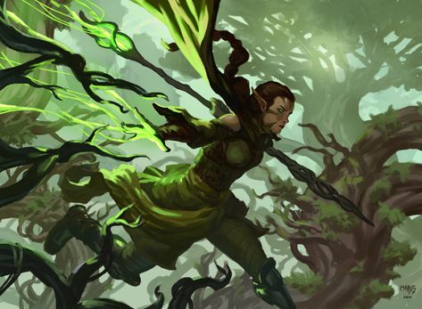 Nissa Revane, Fairies Movie, Lps Drawings, Mtg Art, Super Powers Art, Fantasy Island, Forest Creatures, Dungeons And Dragons Homebrew, Fantasy Aesthetic