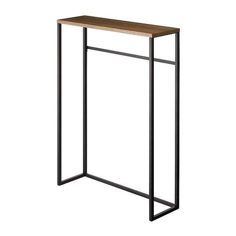 Yamazaki Tower Narrow Entryway Console Table Narrow Entryway Console, Entry Room, Narrow Entryway, Entryway Console Table, Entryway Console, Stylish Storage Solutions, Shop Wall, Wire Shelving, Stylish Storage