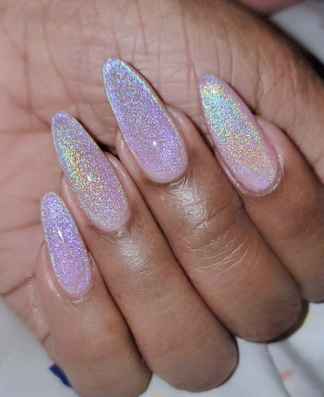 Holographic Nail Designs, Cake Glaze, Silicon Valley Bank, Pearl Nail Art, Pearl Nail, Chrome Nails Designs, Glamour Nails, Nail Candy, Acrylic Nails Coffin Pink