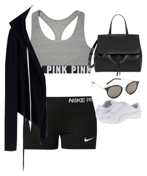 "Untitled #3816" by olivia-mr ❤ liked on Polyvore featuring NIKE, Victoria's Secret, DRKSHDW, Puma, Yves Saint Laurent and Mansur Gavriel Pink Pin, Mansur Gavriel, I Work Out, 21st Century, Dream Closet, Yves Saint Laurent, Saint Laurent, Victoria's Secret, Bags For Women