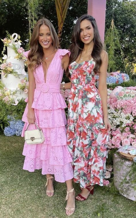 Dinner Party Dress Code Ideas, Garden Cocktail Wedding Outfit, Garden Party Rehearsal Dinner Outfit, Floral Summer Wedding Dress, Beach Wedding Dress Code Guest, Formal Garden Party Wedding Attire, Wedding Garden Party Outfit, Palm Beach Wedding Guest Dress, Garden Party Wedding Dress Guest