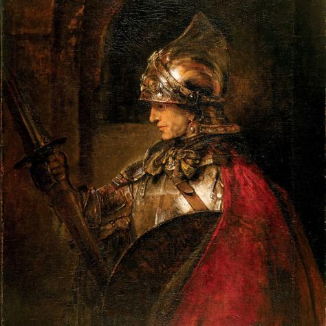 Medieval Artwork, Medieval Ages, Rembrandt Van Rijn, Rennaissance Art, Dark Pictures, Alexander The Great, Caravaggio, Dark Photography, Male Portrait