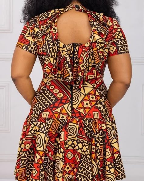 A Shape Gown Ankara, Simple Dress Styles, Classy Short Dresses, Ankara Short Gown Styles, African Fabric Dress, Long African Dresses, Casual Dresses Plus Size, 2piece Outfits, African Print Dress Ankara