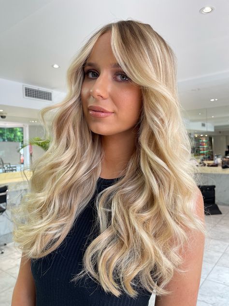 Full Head Bleach And Toner, Blonde Hair With Toner, Full Head Of Blonde Foils, Full Head Of Foils Blonde, Blonde Half Head Foils, Full Head Babylights Blonde, Blonde Full Head Highlights, Full Head Blonde Foils, Full Head Of Blonde Highlights