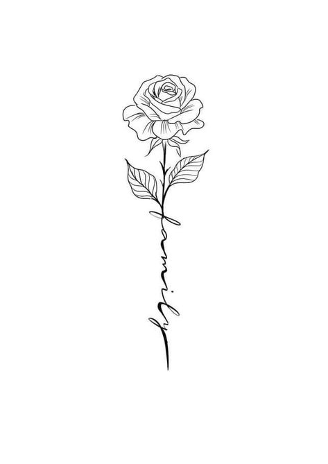 Rose On Side Tattoo, Spine Tattoos Rose, Rose Family Tattoo, Rose On Wrist Tattoo, Spine Rose Tattoo, Family Rose Tattoo, Side Wrist Tattoos For Women, Side Tattoos Women Ribs, Rose Spine Tattoo