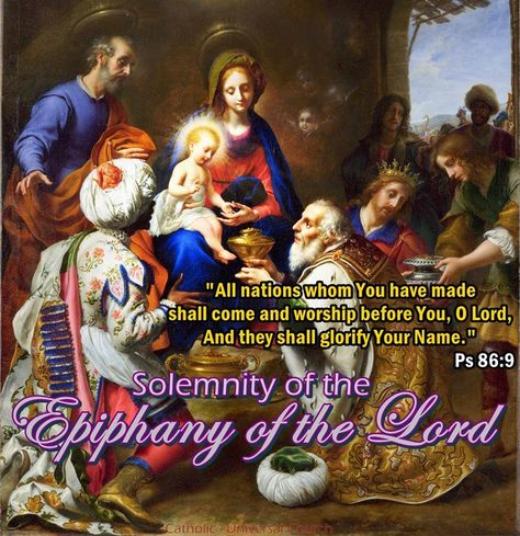 Epiphany of the Lord Epiphany Of The Lord, Christmas Quotes Images, Blessed Is She, Religious Images, Love Only, Quotes Images, Epiphany, Roman Catholic, Christmas Quotes