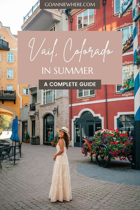 Vail, Colorado in Summer Vail Outfits Summer, Vail Summer Outfits, Colorado Outfit Summer, Vale Colorado, Colorado In Summer, Colorado Summer Outfits, Vail Colorado Summer, Colorado Vacation Summer, Colorado Resorts