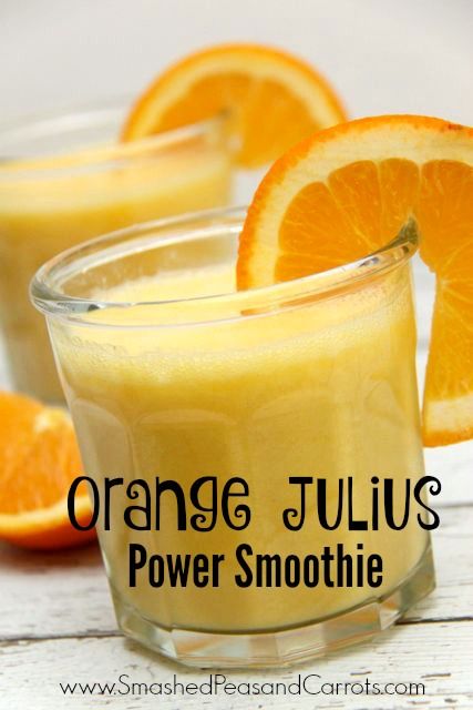 These past few weeks I have been infatuated with citrus, specifically oranges. I seem to only have a taste for them in the winter when all my top choice summer fruit is no longer in existence, lol. I always add an orange or a lemon to my veggie smoothies but decided to try adding one […] Orange Julius Smoothie Recipe, Orange Julius Smoothie, Orange Smoothie Recipes, Smashed Peas, Healthy Calories, Easy Breakfast Smoothies, Smoothie Popsicles, Lunch Smoothie, Veggie Smoothies