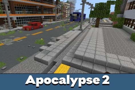 Zombie Apocalypse 2 Map for Minecraft PE Minecraft Zombie, Village Map, Map Minecraft, New York City Map, Minecraft Pe, Survival Mode, Multiplayer Games, Zombie Apocalypse, Survival Skills