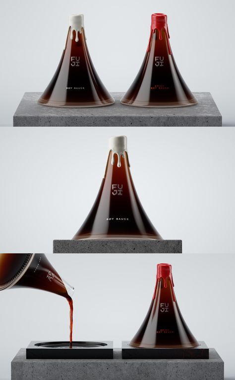 Soy Sauce Photography, Japanese Bottle Design, Soy Sauce Packaging, Condiments Packaging, Sauce Packaging Design, Sauce Packaging, Japanese Sauce, Japan Package, Consumer Packaging