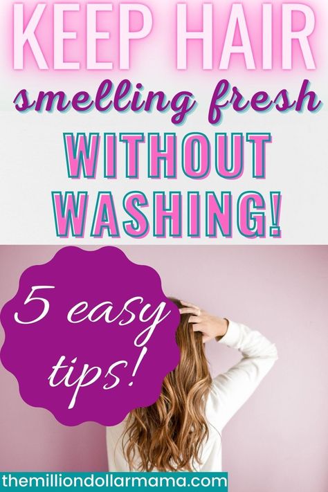 Learn how to keep your hair smelling fresh between washes! You don't need to wash your hair every day to keep it smelling and looking great. Smelly Hair, How To Make Braids, Beauty Routine Planner, Smell Remover, Batiste Dry Shampoo, Using Dry Shampoo, No Poo, What To Use, Clean Hair