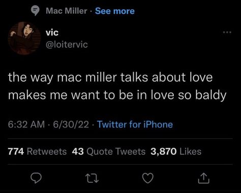 Mac Miller Tweets, Jeff Buckley Lyrics, Learn Hand Lettering, Rap Lyrics Quotes, Mac Miller, Relatable Tweets, Hopeless Romantic, About Love, Poetry Quotes