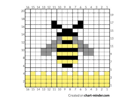 How to Design Knitted Colorwork Charts • Le Petit Saint Crochet Bee Knitting Chart, Knitted Colorwork, Colorwork Crochet, Knitted Bee, Intarsia Knitting Charts, Punto Fair Isle, Duplicate Stitch, Colorwork Knitting Patterns, Colorwork Chart