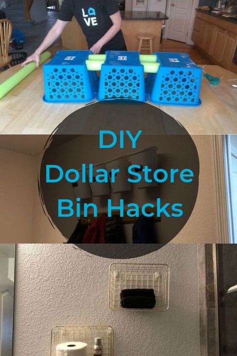 Give your home storage a new look with these 5 budget friendly hacks for your dollar store bins. Make Your Own Storage Bins, Diy Clothes Basket Storage, Decorate Plastic Bins Storage Containers, Cheap Craft Storage, Cheap Bathroom Storage Ideas, Fidget Storage Ideas, Diy Dollar Store Storage Ideas, Dollar Store Bins Organizing Ideas, Dollar Tree Home Renovations