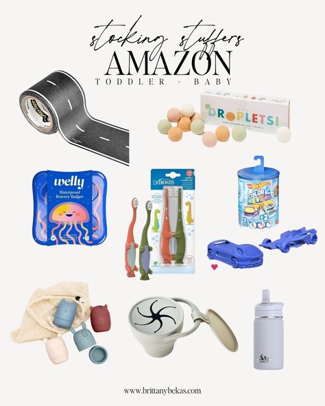 Amazon has the cutest toddler boy and baby boy stocking stuffers for Christmas! Click to shop. I rounded up some of my favorites including bath toys, bath bombs, color changing cars, stickers, snack cups and the cutest dino toothbrush and sea animal bandaids. I linked everything on Amazon. For baby or toddler stockings, I love to include things they needed and will use. #amazonfinds #toddlerstockingstuffers #toddlerchristmas