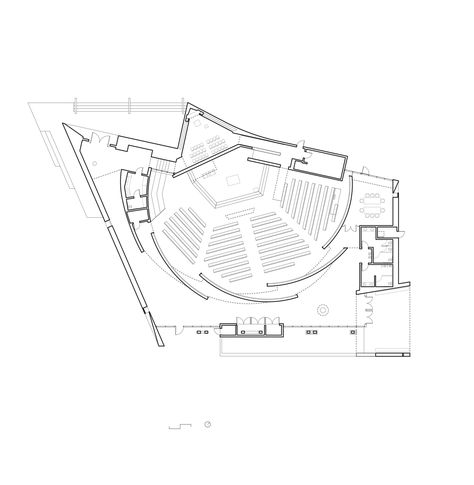 Concert Hall Plan, Auditorium Plan, School Chapel, Auditorium Architecture, Auditorium Design, Theater Architecture, Lecture Theatre, Master Thesis, Convention Hall