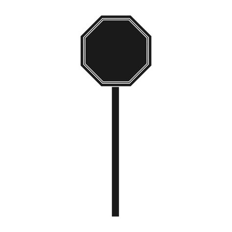 Road sign traffic blan vector illustration black solid. Isolated white street information direction symbol Black Road, Road Sign, Road Signs, Black Solid, The Road, Vector Art, Vector Illustration, Clip Art, Road