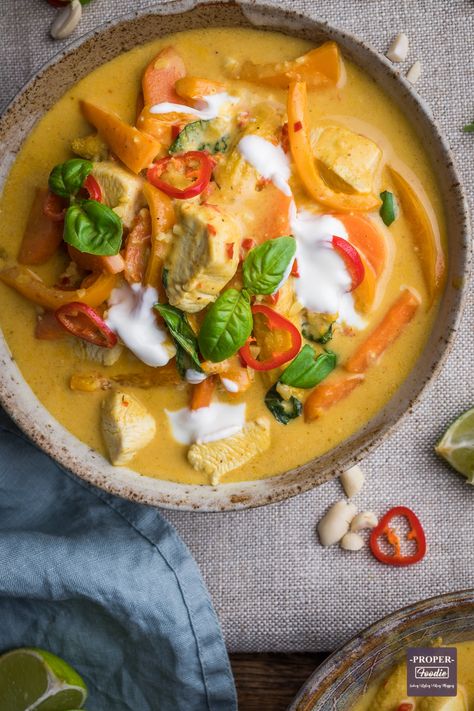 Chicken Panang, Vegetarian Fish Sauce, Thai Panang Curry, How To Make Curry, Massaman Curry Paste, Thai Yellow Curry, Thai Curry Recipes, Yellow Curry Paste, Panang Curry