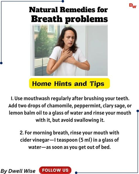 Natural remedies for breathing problem #remedies #foreverybody #problemsolvers #instadaily #naturalhealing #homeopathic #herbalremedies #yogaheals #mindfulmovement #homepractice #organichealing #herbalists Breathing Problems Remedies, Lemon Balm Oil, Morning Breath, Breathing Problems, Lemon Balm, Clary Sage, Getting Out Of Bed, Mouthwash, Instagram Quotes