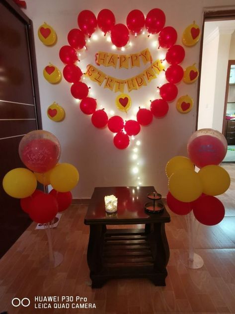 Bday Decoration For Husband At Home, Bday Celebration At Home, Decorations For Anniversary At Home, Balloon Decoration For Anniversary, Anniversary Simple Decoration At Home, Happy Birthday Husband Decoration Ideas, Simple Birthday Decorations For Husband, Hubby Birthday Decoration Ideas, Husband Birthday Celebration Ideas