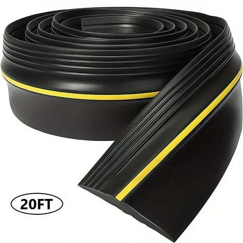 Upgrade Your Garage Door With This 10/20 Foot - Temu Garage Door Threshold Seal, Garage Door Threshold, Garage Door Seal, Door Thresholds, Clean Garage, Draft Stopper, Door Seals, Weather Stripping, Diy Installation