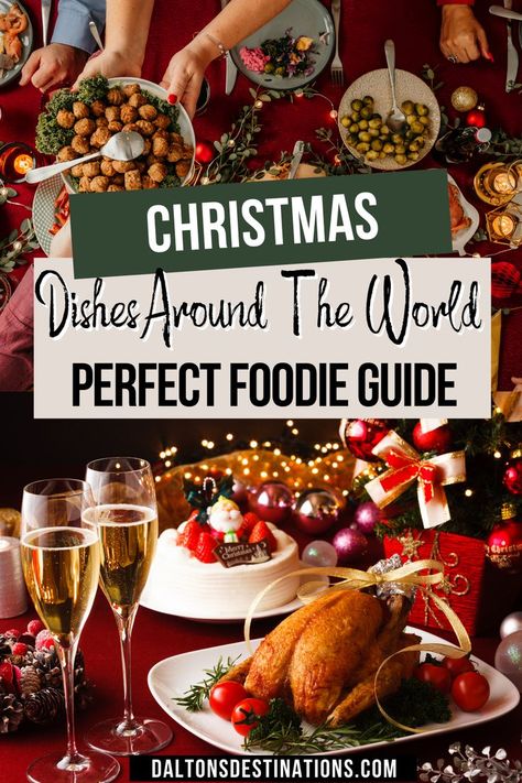 Christmas Food Traditions, Christmas Food List, Best Christmas Food, Food In Europe, Dishes Around The World, Holiday Party Menu, Heavenly Christmas, Food Around The World, Traditional Holiday Recipes