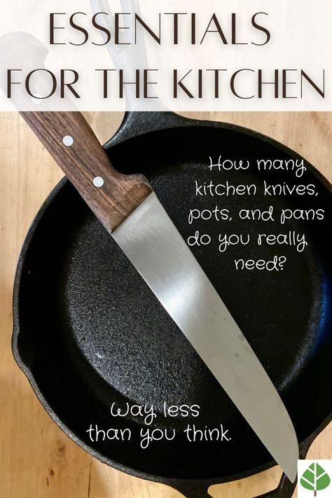 Essentials for the Home Kitchen How Many Dishes Do I Really Need, Kitchen Items List, Kitchen Basics, Must Have Kitchen Gadgets, La Food, Kitchen Pot, Cooking Basics, Cooking Pan, Chefs Kitchen