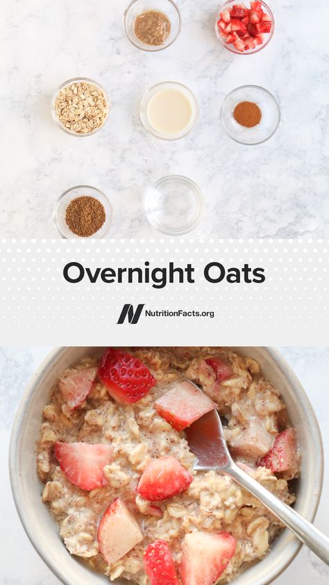 Daily Dozen Recipes, Over Night Oats Dairy Free, Actually Good Overnight Oats, 4 Week Gut Protocol Overnight Oats, Ove4night Oats, Feel Good Foodie Overnight Oats, Daily Dozen, Overnight Oats Recipe, Oats Recipes