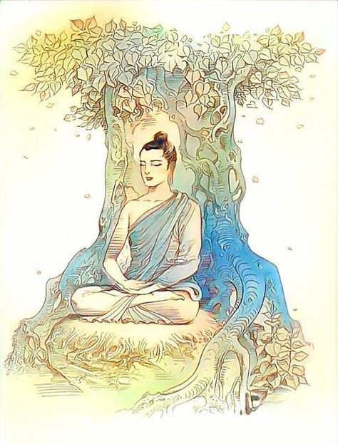 Buddha Illustration, Wishes For Boyfriend, Buddha Drawing, Buddhist Art Drawing, Birthday Wishes For Boyfriend, Buddha Art Drawing, Buddha Artwork, Boho Art Drawings, Buddha Life