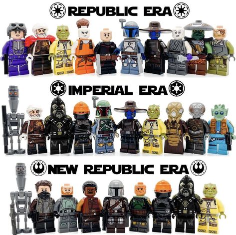 Lego Star Wars Mandalorian, Lego Star Wars Minifigures, Lego Mandalorian, Lego Star Wars Mini, Lego Jedi, Lego Clones, Lego Decorations, Star Wars Minifigures, Jango Fett