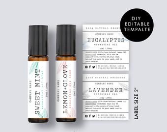 DIY Templates Professional custom design by MiracleDesignStudio Essential Oil Roller Bottle Labels, Bottle Labels Diy, Roller Bottle Labels, Oil Label, Diy Label, Essential Oil Labels, Essential Oil Roller Bottle, Diy Labels, Oil Roller