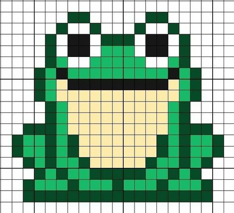 Cute Small Pixel Art, Pixel Art Pattern Easy, Piskel Art, Graph Paper Drawings, Easy Pixel Art, Pixel Art Templates, Pixel Drawing, Perler Bead Templates, Diy Perler Bead Crafts