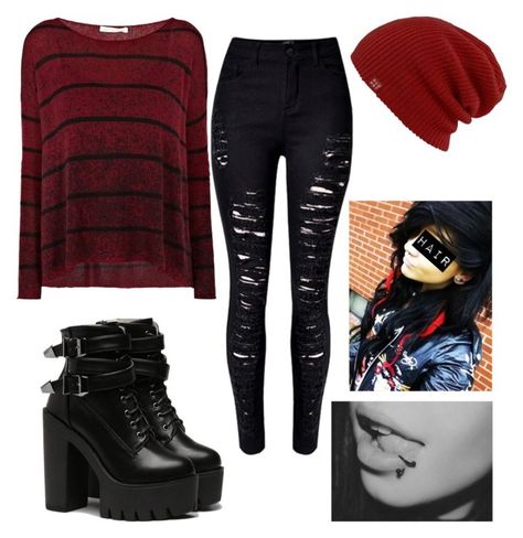 "Emo Outfit" by midnightsweets ❤ liked on Polyvore featuring Parker Blue, WithChic and Burton Emo Women Outfits, 2014 Emo Outfits, Emo Sweater Outfits, Black And Blue Emo Outfits, Emo Outfits Polyvore, Emo Boots For Alternative Fashion, Fall, Emo Girl Outfits, Emo Polyvore, Emo Clothes For Girls