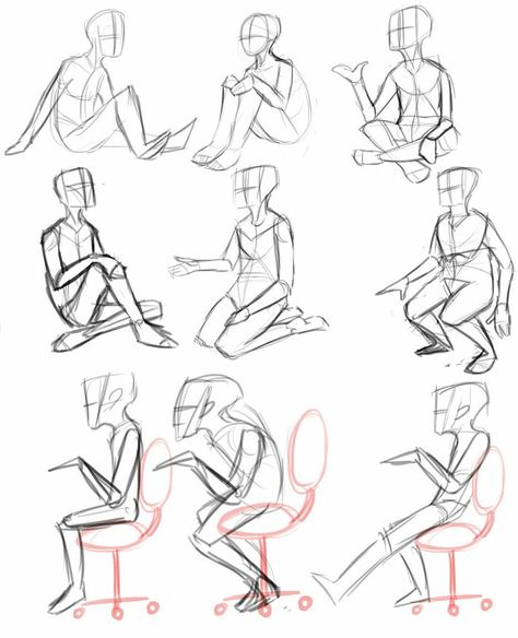 Sitting Pose Reference, Sketch Reference, Body Reference Drawing, Character Design Sketches, Body Pose Drawing, Sitting Poses, Small Drawings, Anatomy Drawing, Future Ideas