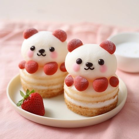 My Images Kawaii Sweets, Cute Bakery, Cute Pizza, Macaron Flavors, Kawaii Dessert, Kawaii Cooking, Cat Ceramic, Cute Food Art, Just Cakes