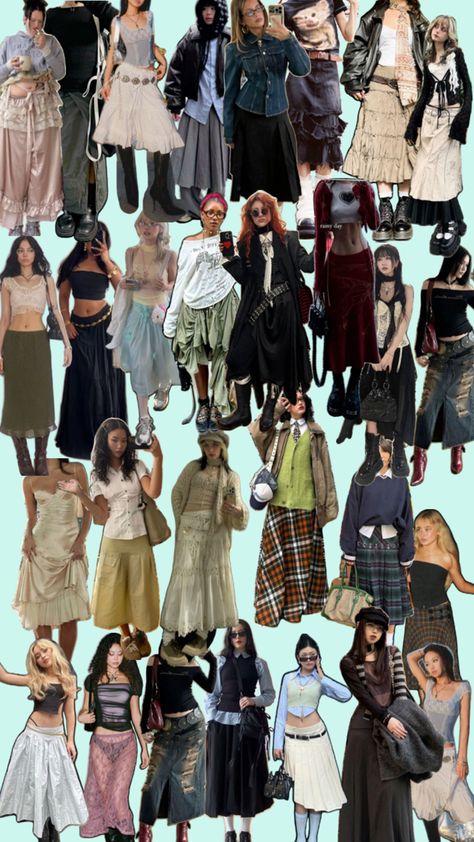 Pirate Skirt Outfit, Long Tiered Skirt Outfit, Paisley Skirt Outfit, Tiered Skirt Outfit, Downtown Grunge, Pinterest Wardrobe, Long Tiered Skirt, Maxi Skirt Outfit, Grunge Clothes