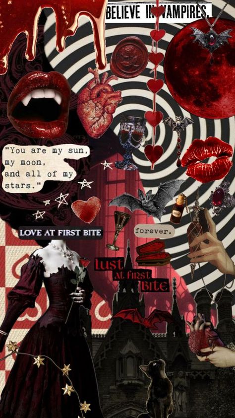 Check out 0Asterism0's Shuffles A teensy tiny vampire fixation 😍 #vampire #vampireaesthetic #aesthetic #red #wallpaper #supernatural #creatures Red Goth Aesthetic, Shuffles Wallpapers, Aesthetic Red Wallpaper, Goth Aesthetic Wallpaper, Red Goth, Supernatural Creatures, Goth Wallpaper, Collage Art Projects, Aesthetic Red