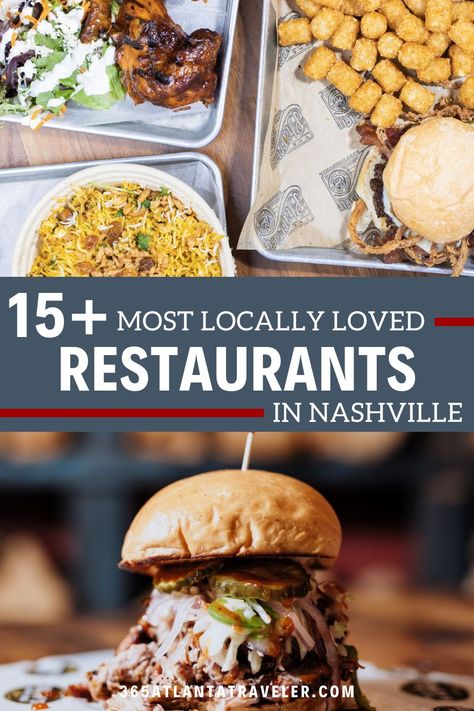 There are so many great restaurants in Nashville, but how do you know which ones are truly the best? If you're wondering, "Where do the locals eat in Nashville?", our local writer has the answers -- from hole-in-the-wall dives to the city's best fine dining. Best Restaurants In Nashville, Nashville Restaurants Best, Nashville Restaurants, Biscuit Bar, Drinking Around The World, Culinary Travel, Tennessee Vacation, Eat Local, Great Restaurants