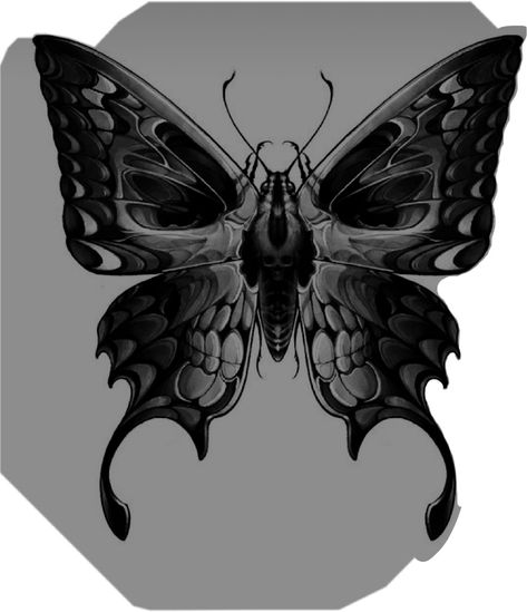 Butterfly Skull Tattoo, Skull Art Tattoo, Butterfly Skull, Choose Her, Quality Tattoo, Why Her, Skulls Drawing, Dark Art Tattoo, Knee Tattoo