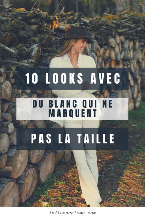 Il se salit facilement, et on a tendance à penser qu’il marque toutes nos imperfections (en plus de nous faire grossir). Mais ce n’est pas le cas, car si nous pensons que le noir est notre meilleur allié – en particulier dans les tenues totalement noires – le blanc a aussi beaucoup à nous offrir surtout lorsque nous sommes complexés. #influenceimmo #conseils #astuces #trucs #organiser #organisation #lifestyle #trucs Lifestyle, Movie Posters, Organisation, Film Posters