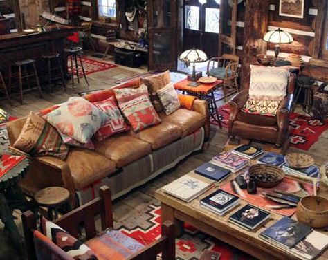 Ralph Lauren Interiors, House Ranch, Ranch Decor, Cabin Living, Lodge Style, Western Homes, Colorado Homes, Cabin Style, Rustic Cabin