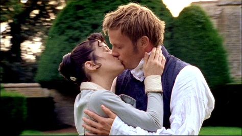 Sally Hawkins as Anne Elliot + Rupert Penry-Jones as Captain Frederick Wentworth in Persuasion (BBC 2007) Persuasion 2007, Logan Marshall Green, Rupert Penry Jones, Jane Austen Movies, Rupert Friend, Philippa Gregory, Emma Woodhouse, Persuasion Jane Austen, Eric Bana