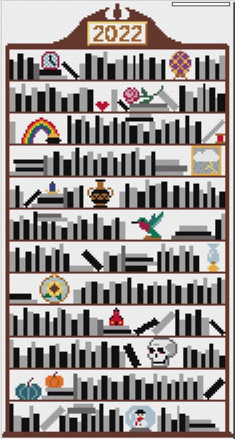 High Temperature Cross Stitch Pattern Temperature Library 2 - Etsy Bookshelf Cross Stitch Pattern, Cross Stitch Bookshelf, Temperature Cross Stitch, Library Cross Stitch, Book Cross Stitch, Thread Crafts, Temperature Chart, Blackwork Cross Stitch, Cross Stitch House