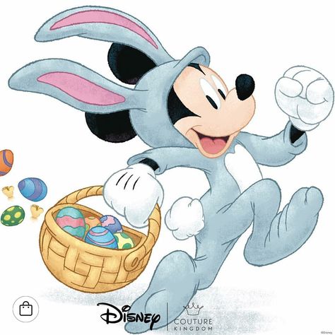 Easter Mickey Mouse, Uskrsnje Ideje, Mickey Easter, Easter Bunny Costume, Disney Easter, Decorated Eggs, Mouse Crafts, Cute Disney Drawings