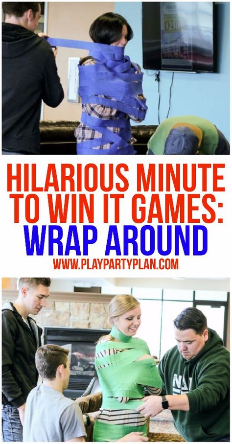 10 of the funniest minute to win it games ever! These are perfect for kids, for teens, for adults, or even at family reunion. These would be so funny to play with my work team or at my son’s next birthday party! I can’t wait to try #7!" Christmas Games For Adults, Birthday Games For Adults, Party Make-up, Minute To Win It Games, Minute To Win It, Team Games, Adult Party Games, Paper Games, Birthday Party For Teens