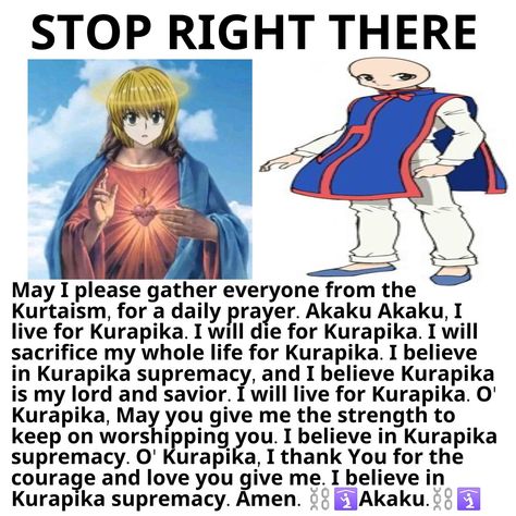 Kurapika Supremacy, Bald Kurapika, Multiple Personality, Hunter Anime, Adopting A Child, Extremely Funny Jokes, Anime Memes Funny, Lord And Savior, Best Funny Videos